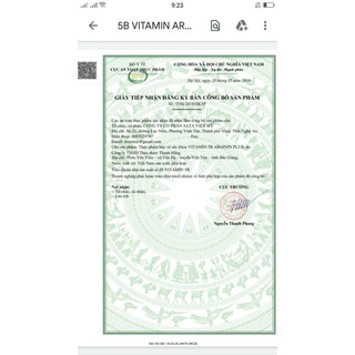 Vitamin 5B Arginin plus