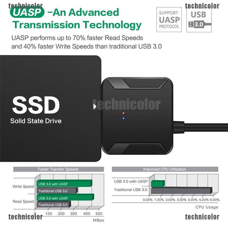 Mạch chuyển đổi USB 3.0 sang IDE / SATA cho ổ cứng 2.5 " / 3.5 " SATA / IDE / SSD