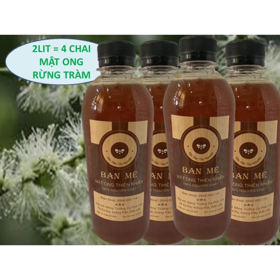 STT 01 - 2Lít Mật Ong rừng Đặc Biệt - Cam kết Nguyên Chất 100% (2 Lít)