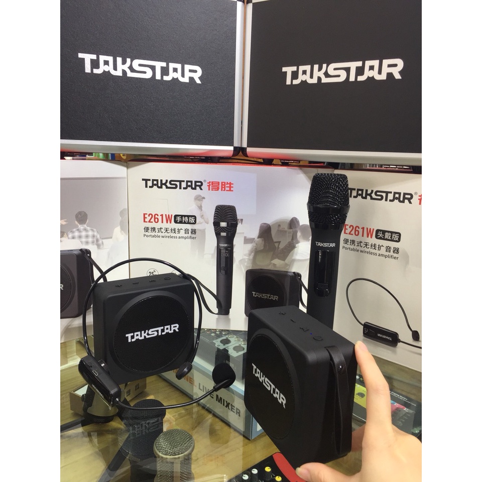 Máy trợ giảng không dây TAKSTAR E261W, khoảng cách truyền 40M, công suất cao 25W