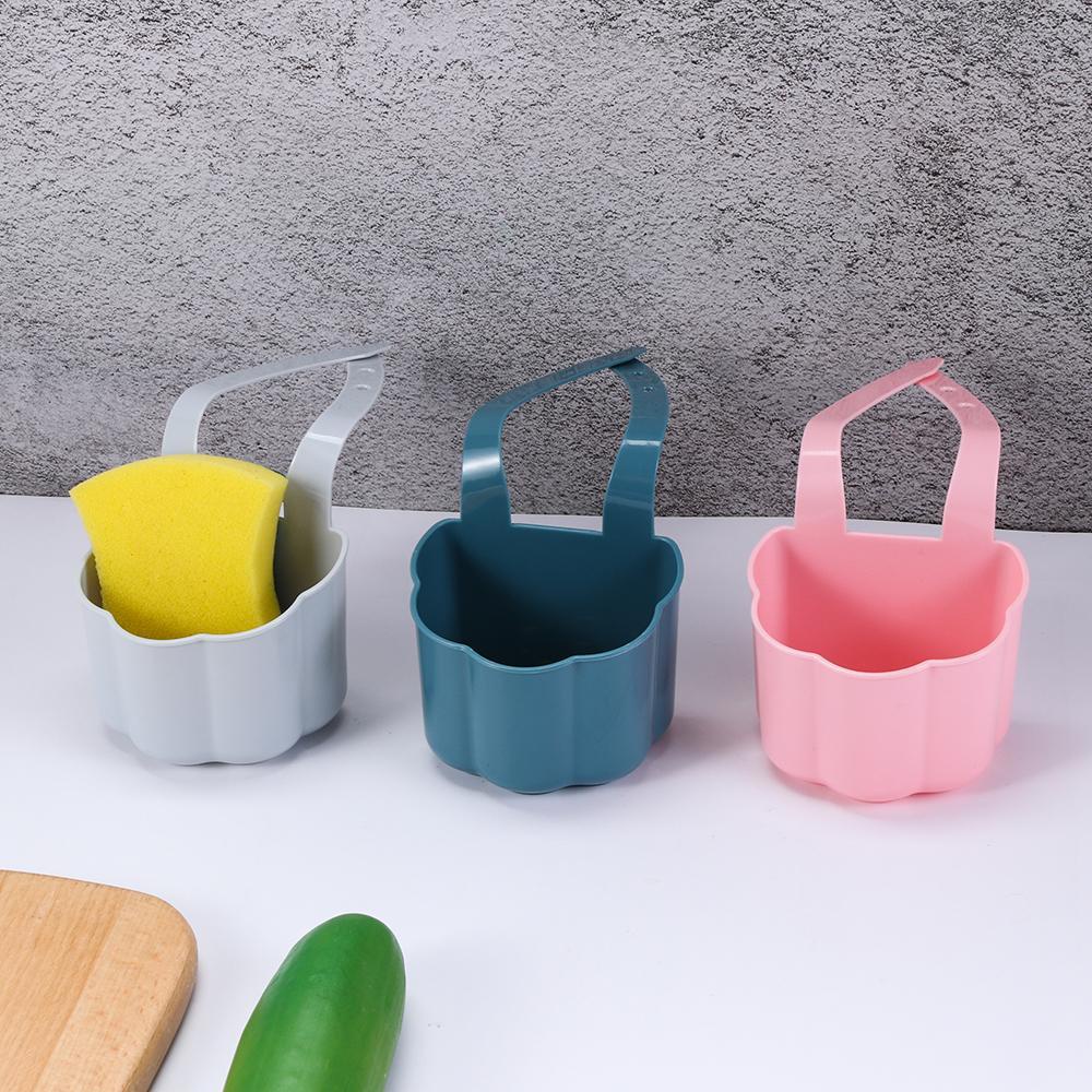 LEISURE Giá Đỡ Bọt Biển Rửa Chén Gắn Vòi Nước Tiện Dụng Cho Nhà Bếp / Nhà Tắm
