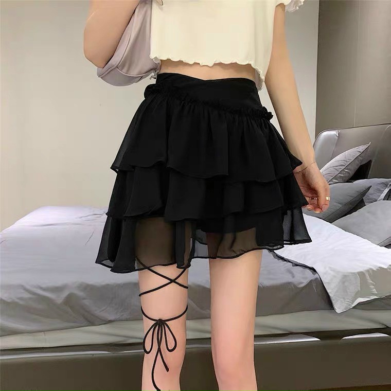 Chân váy voan 3 tầng quấn dây đùi C017 | BigBuy360 - bigbuy360.vn