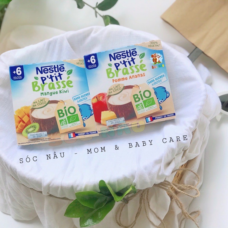 [Dị Ứng Đạm Sữa Bò] Sữa Chua Sữa Dừa Nestle Cho Bé Dị Ứng Từ 6M. Date9/2022