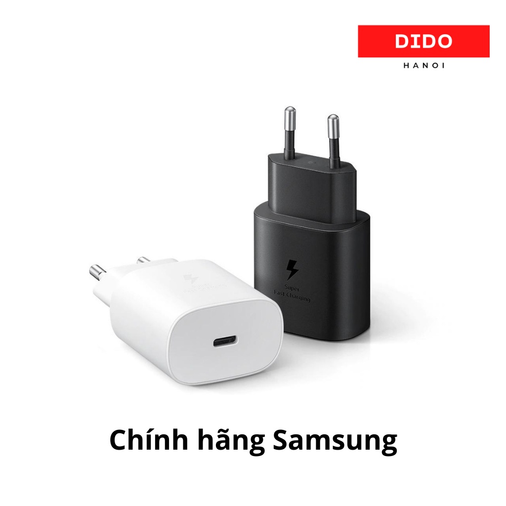 Củ Sạc Nhanh Samsung 25W Chính Hãng, Không Nóng, Không Loạn Cảm Ứng, Bảo Hành 12 Tháng