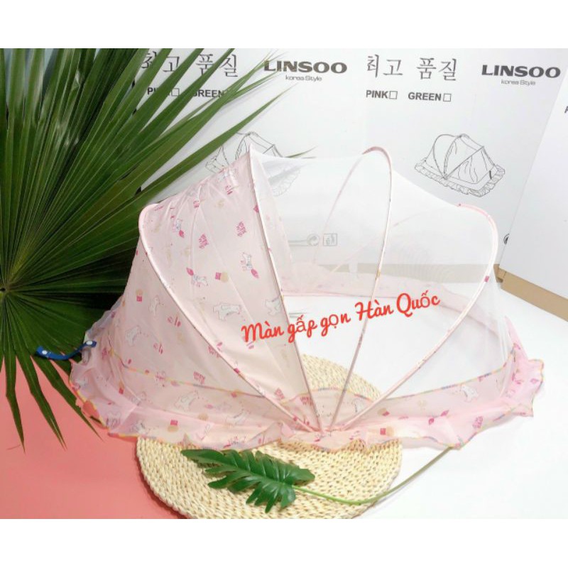 [Mã 267FMCGSALE giảm 8% đơn 500K] Mùng/màn chụp Kiluta. Linsoo gấp gọn cao cấp cho bé