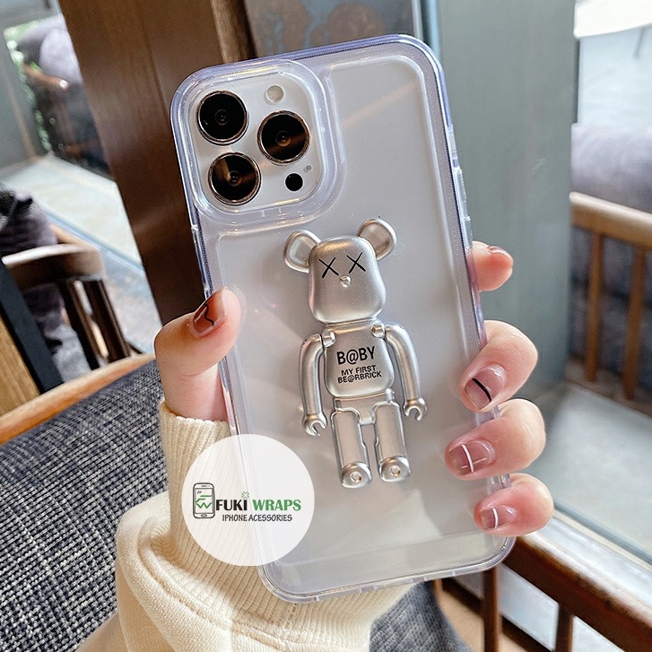 Ốp Lưng Gấu Trong Suốt Dành Cho 13prm , 12prm , 11prm , x , xsm  - FukiShop