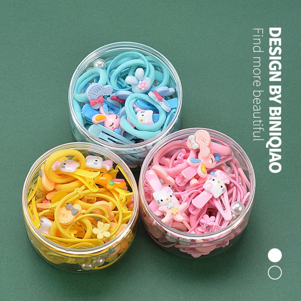 Nơ kẹp tóc cho bé, dây thun buộc tóc 50 chi tiết xinh xăn cho bé yêu