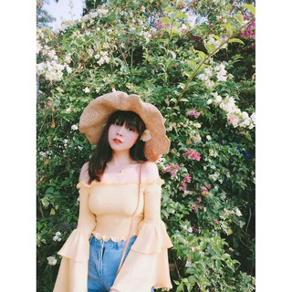Áo trễ vai bè nhún