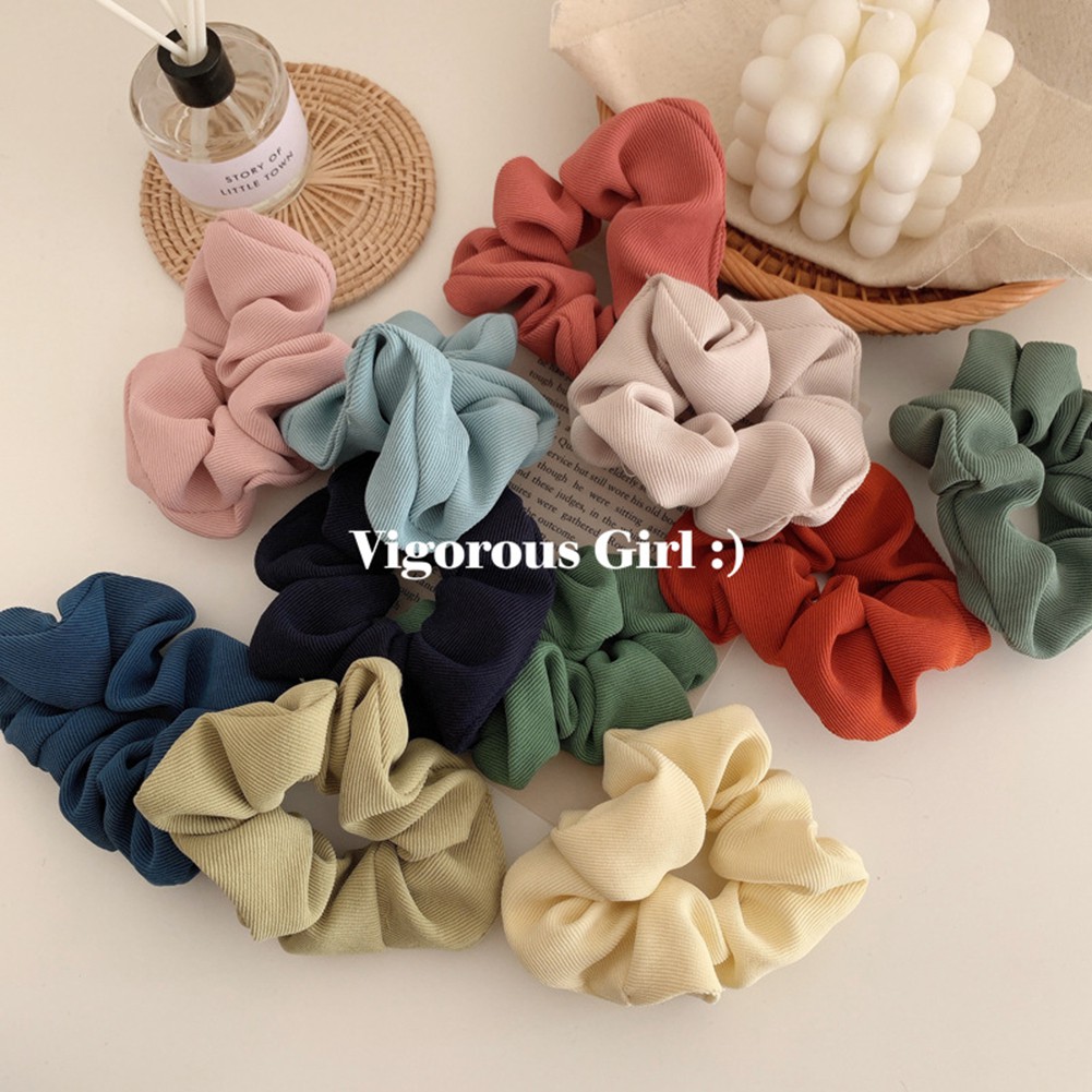 Dây Buộc Tóc Co Giãn Nhiều Màu Cho Nữ