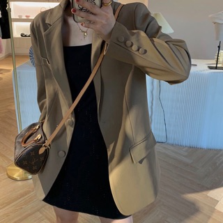 Áo vest nữ vintage hàn quốc/ Áo blazers nữ [Ảnh thật 4-9]