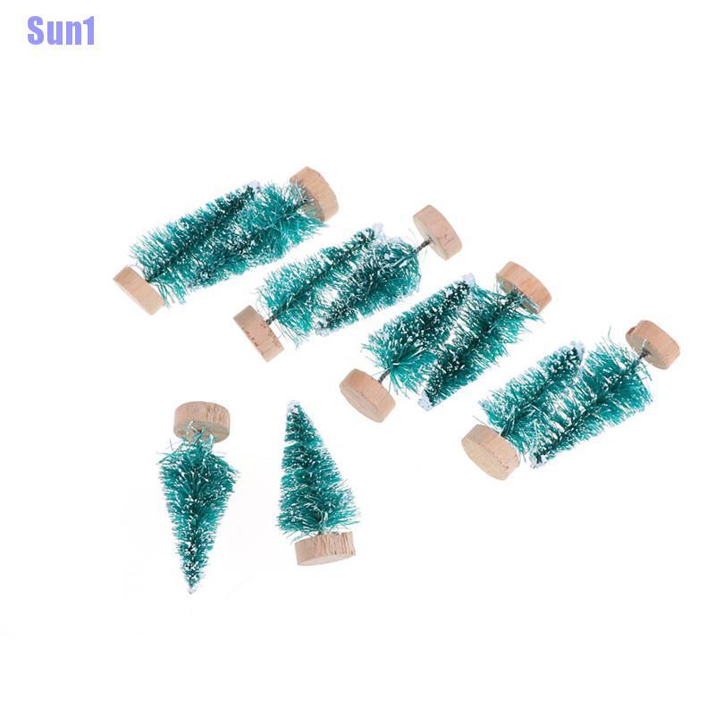 Bộ 10 Cây Thông mini Trang Trí Giáng Sinh
