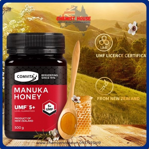 [Hàng chuẩn] MẬT ONG MANUKA COMVITA NEW ZEALAND