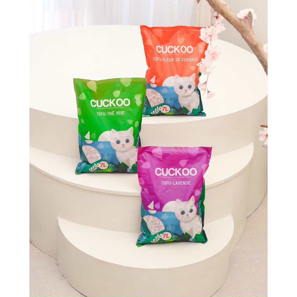 Cát đậu nành CUCKOO TOFU 7L - CÁT VỆ SINH CHO MÈO