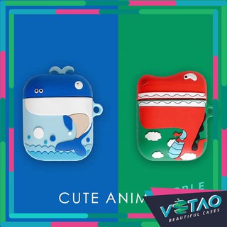 [ FREESHIP TỪ 50K TOÀN QUỐC ] Airpods case, Ốp bảo vệ Airpods 1/2 - Hoạt hình động vật
