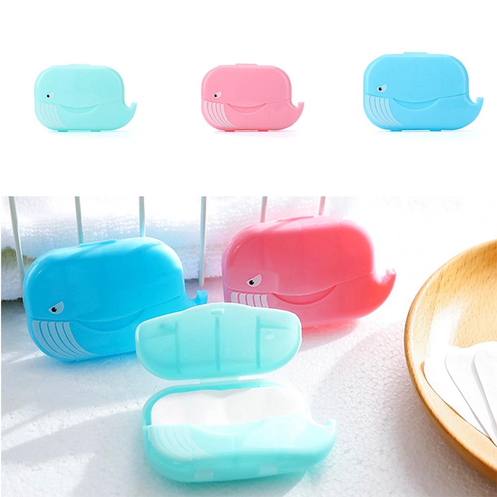 OCEANMAP Hộp 50 Miếng Xà Phòng Giấy Handmade Có Mùi Thơm Tiện Dụng