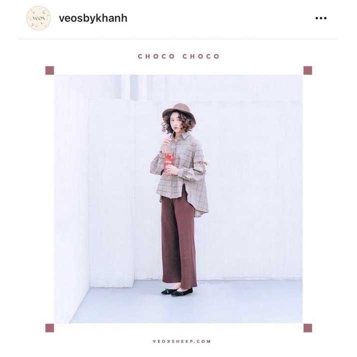 Pass áo sơ mi Veosbykhanh nâu