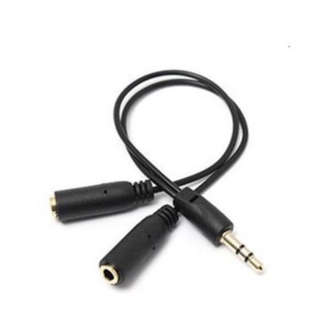 Dây chia Loa 1-2 dài 30 cm Zắc 3.5 - Vualaptop
