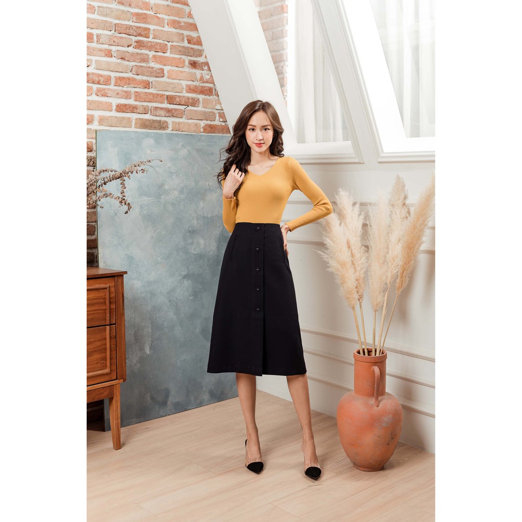 KOKA Áo len cổ tim 10802 | BigBuy360 - bigbuy360.vn