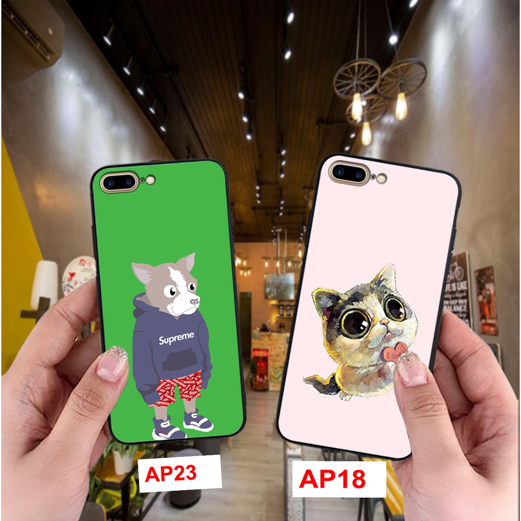 ỐP LƯNG IPHONE 7 PLUS/8 PLUS IN HÌNH CUTE-GIÁ RẺ