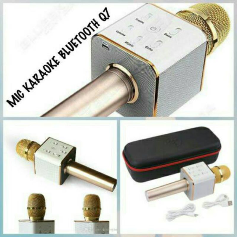 Micro BLUETOOTH Không Dây Q9 WS 858 / Q7 Âm Thanh Siêu Trầm Có Micro Chất Lượng Cao