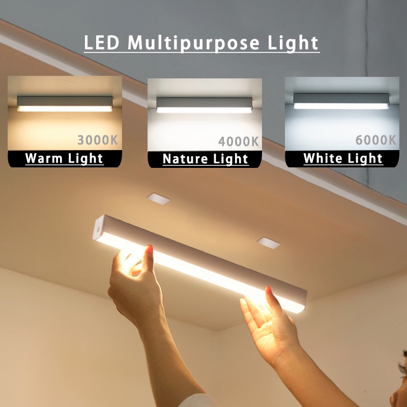 Set thanh đèn led Licer đa năng có 3 màu có thể điều chỉnh độ sáng thích hợp cho ký túc xá/bàn học