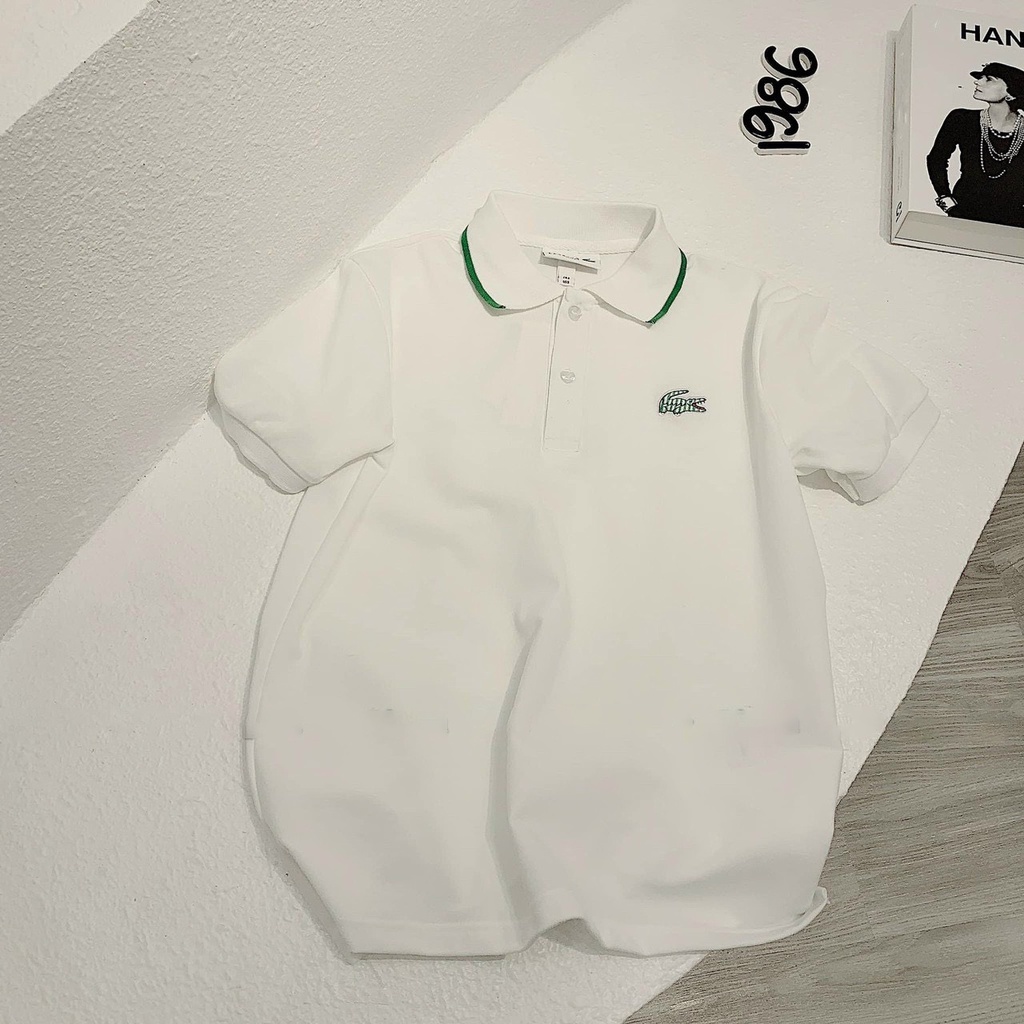 Áo thun có cổ,áo polo Lacoste nữ THE MEI chất cotton mềm mịn co giãn dễ mặc