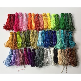 [THÊM MÀU MỚI] (bó 6m-6m5) (mã số 1-19) dây cotton thắt vòng 1mm [nguyên liệu thủ công]