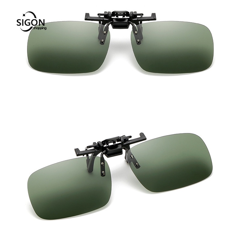 Kính Mát Phân Cực Dạng Kẹp Phù Hợp Cho Lái Xe/Câu Cá/Đường Phố