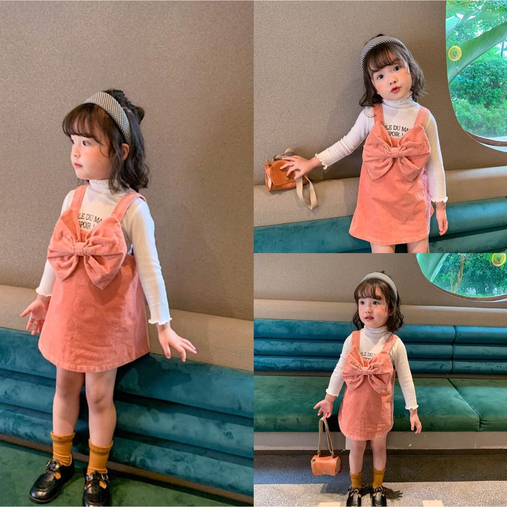 Đầm Sát Nách Hình Bướm Cho Bé Gái