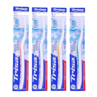 Bàn chải - bót đánh răng Trisa pearl white