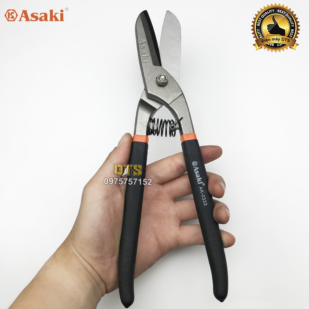 Kéo cắt tôn (tole) kiểu Đức Asaki AK-0333 12inch