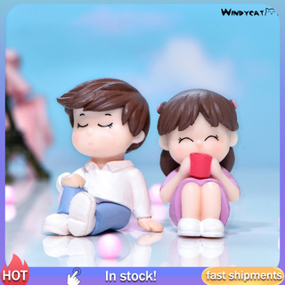 Set 2 Mô Hình Cặp Đôi Dễ Thương Dùng Trang Trí