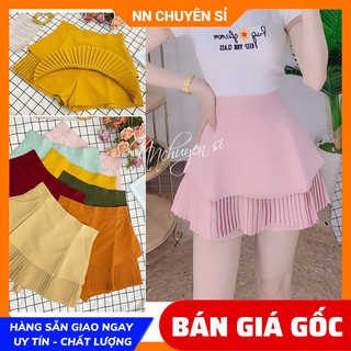 Chân váy xếp li 2 tầng cực xinh nvh304 ⚡hàng đẹp⚡ ảnh thật⚡ chân váy nữ ⚡ váy xếp li