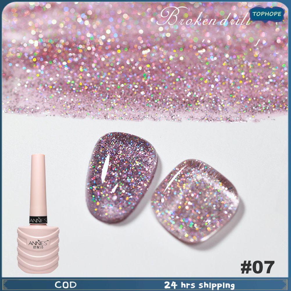 ✨Có Sẵn✨Ennis Aurora Vỡ Mũi Khoan Keo Sơn Móng Tay Keo Dán 2022 New Magic Màu Đá Trong Suốt Liệu Pháp Ánh Sáng Keo ↑Tophope