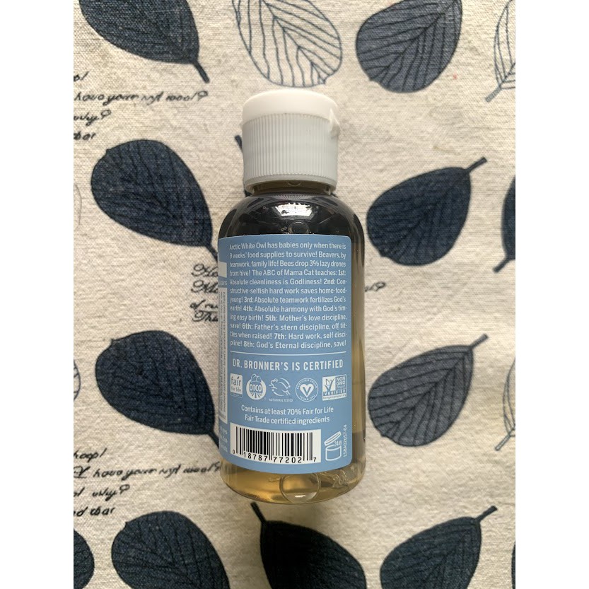 XÀ PHÒNG CASTILE TẮM GỘI ĐA NĂNG DR BRONNER'S 18 IN 1 59ML (2OZ)