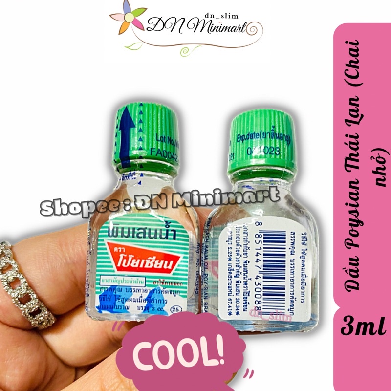 Dầu Gió Núi Thảo Dược Poy Sian Thái Lan 3ml