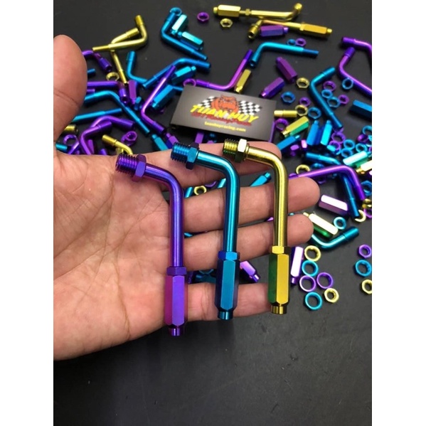 co ga titan gr5 gắn cùm tăng domino (titanium grade 5 domino cable tube)