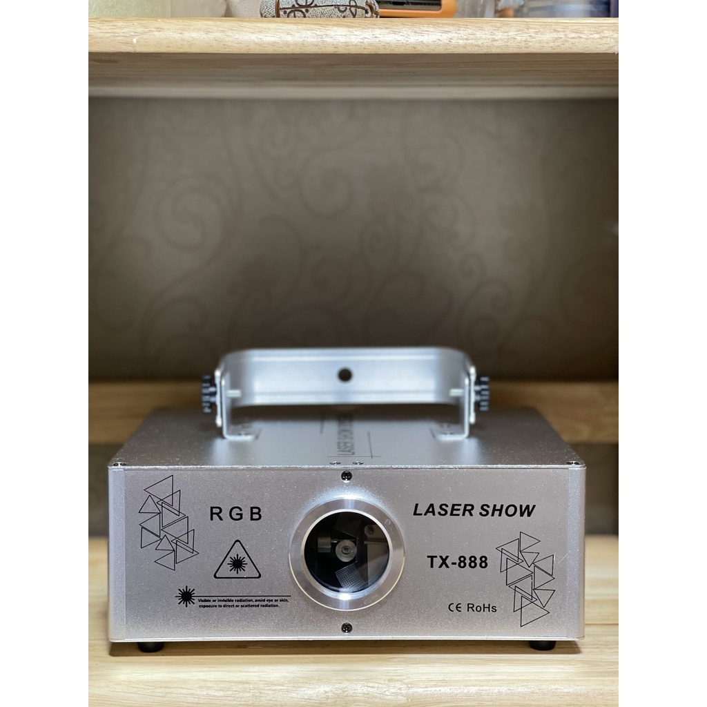 Đèn Laser Phòng Bay TX-888 Cảm Biến Nhạc Với Hơn 1400 Hiệu Ứng 3D lắp phòng bay bar karaoke
