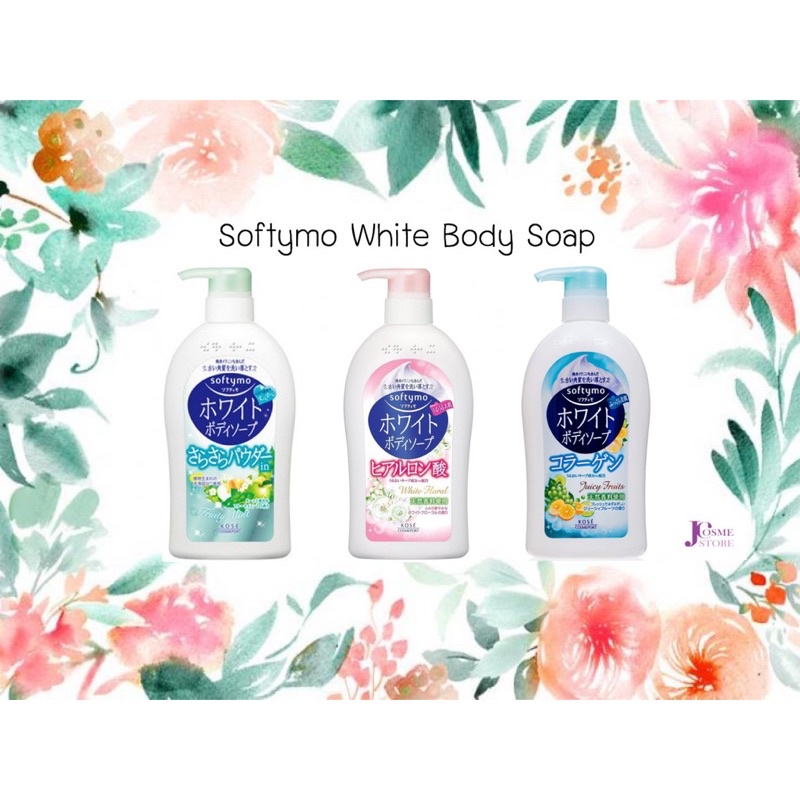 Sữa Tắm Nhật Softymo White Body Soap Giúp Trắng Da Và Chống Lão Hóa  Của KOSE 600ml - SAKUKO