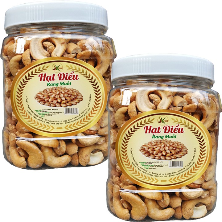 1kg Hạt điều vỡ rang muối chất lượng SKFOOD | BigBuy360 - bigbuy360.vn