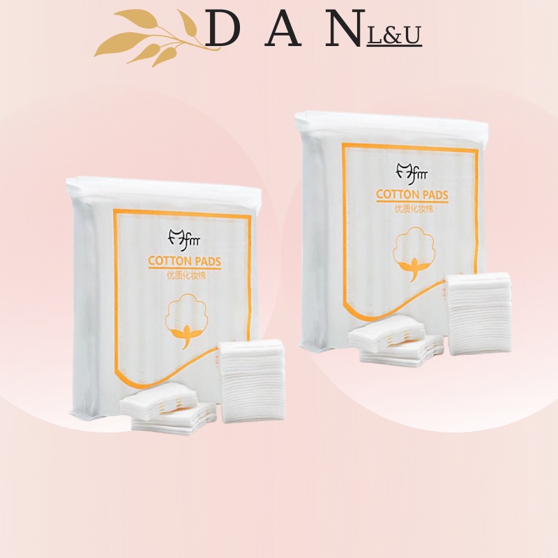 Bông tẩy trang 3 lớp FM Cotton Pads 222 miếng Bông Tẩy Trang nội địa Trung MFBTT1