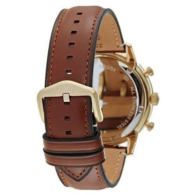 ĐỒNG HỒ NAM THỜI TRANG FOSSIL TOWNSMAN CHRONOGRAPH FS5338 - DÂY DA MÀU NÂU THỜI TRANG - SIZE 42MM - FULLBOX