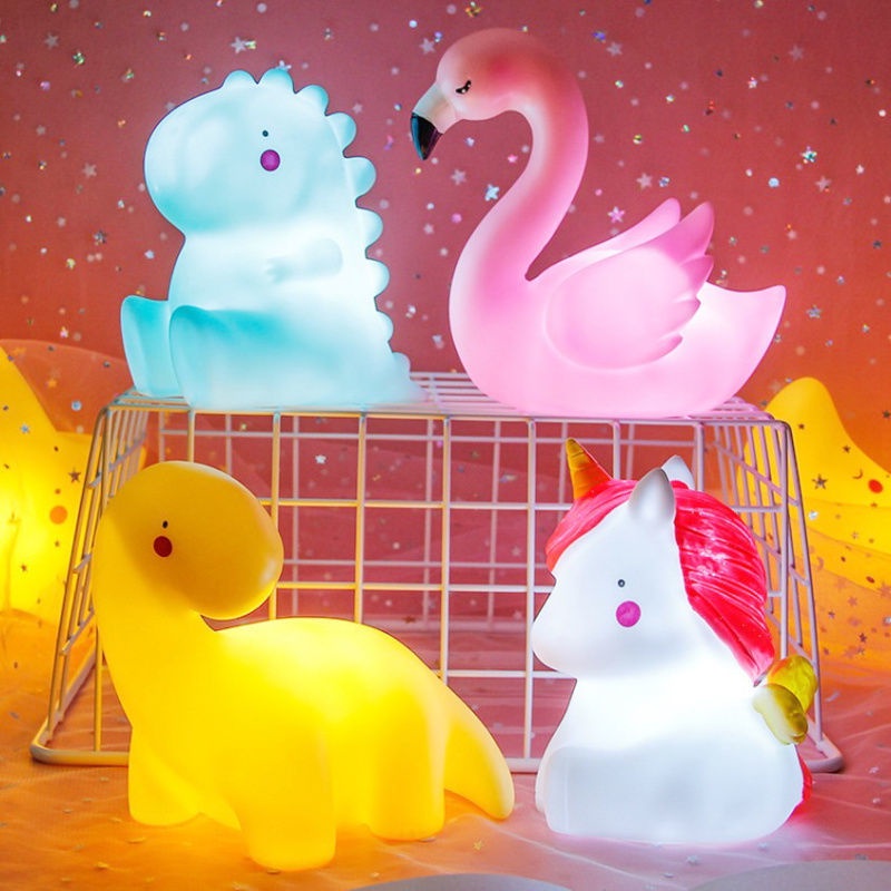 Đèn ngủ silicon nhiều hình ngộ nghĩnh dễ thương cho bé