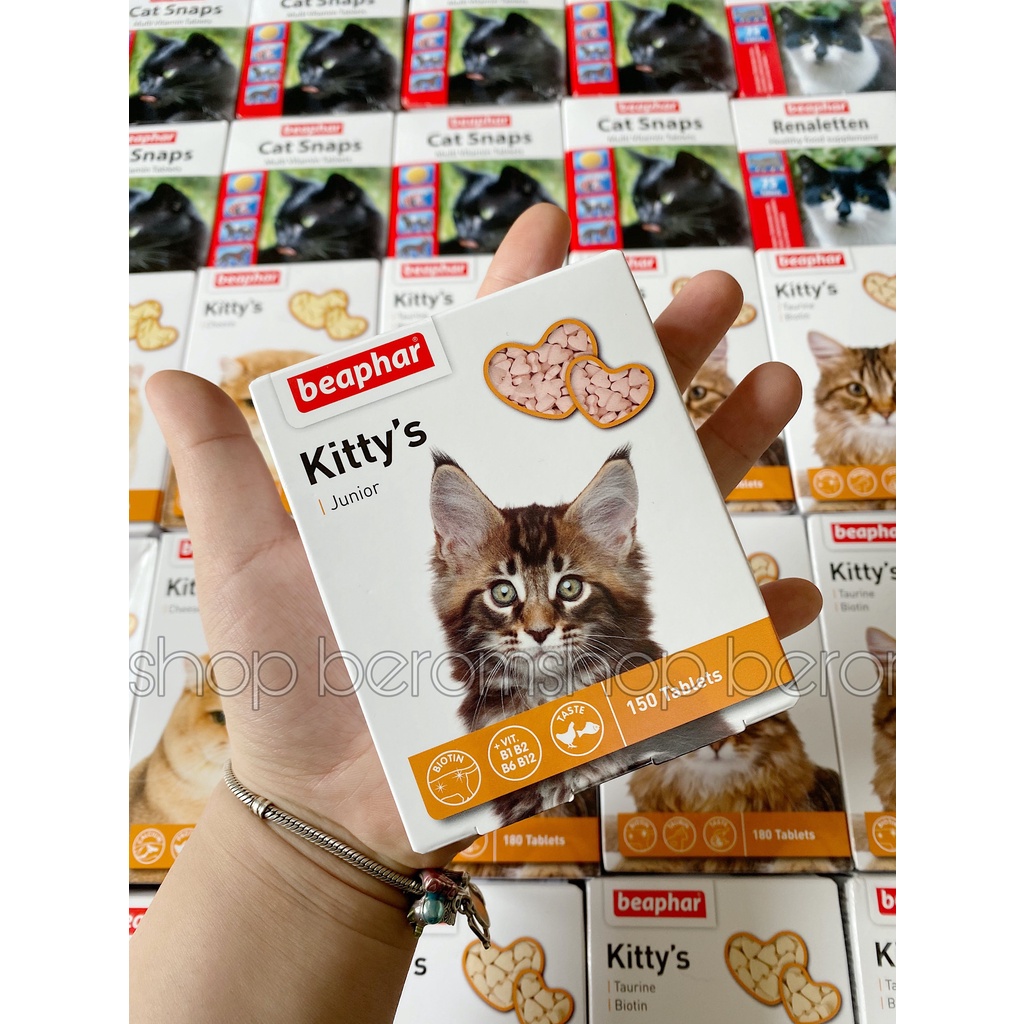 VITAMIN CHO MÈO CON BEAPHAR KITTY'S JUNIOR NHẬP NGA GIÁ CỰC RẺ