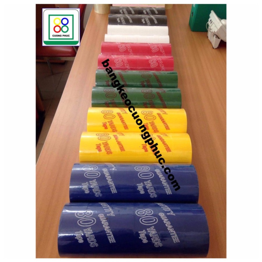 BĂNG KEO FULL MÀU - 11 MÀU SIÊU HOT - Dính Chắc