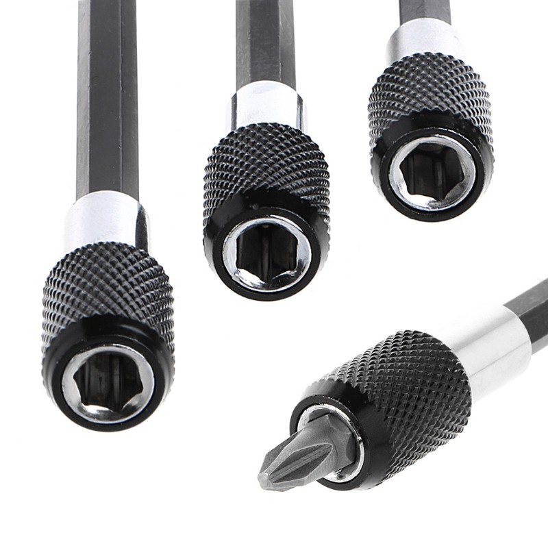 Set 3 thanh nối dài lục giác 1/4&quot; 60-150mm dành cho máy khoan
