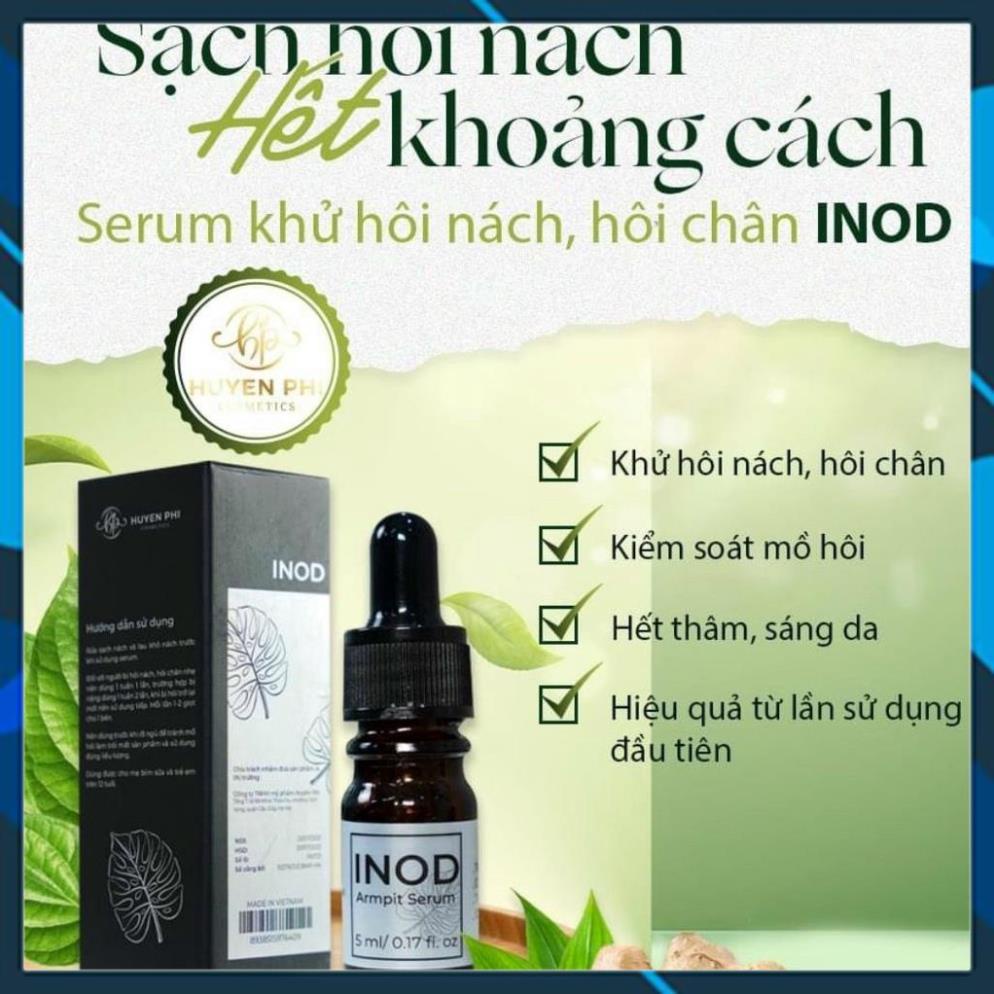 Serum inod triệt hôi nách, khử hôi chân ngay lần đầu sử dụng.