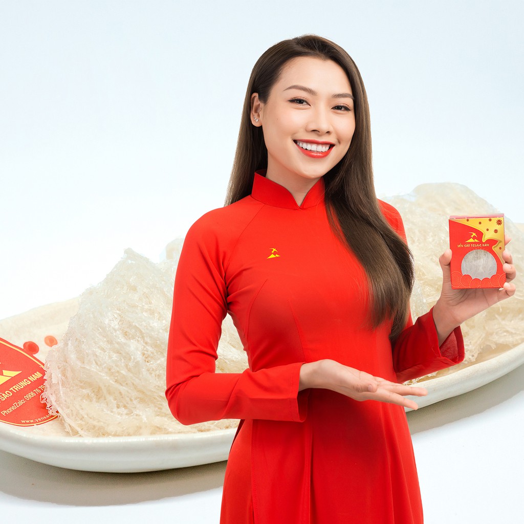 Tổ yến tinh chế, Yến sào Trung Nam, Tổ yến đã sạch lông, 1 tổ