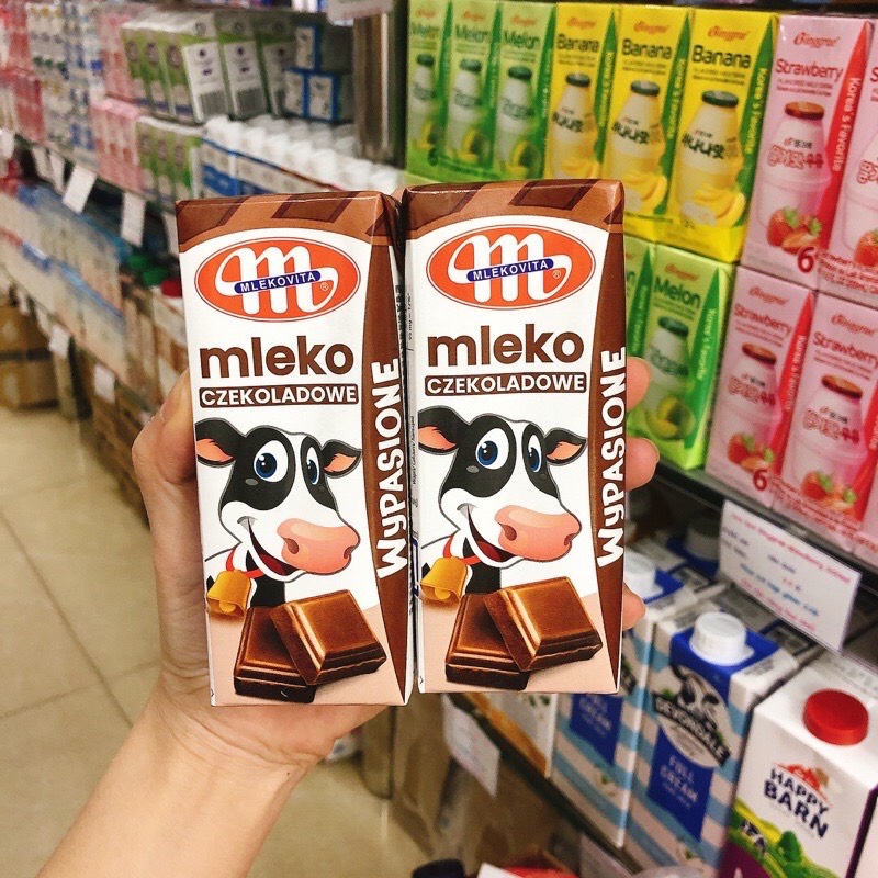 Thùng 30 hộp Sữa tươi Mleko 200ml