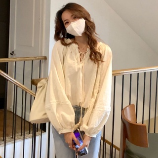 áo babydoll cổ tròn dây chuông ulzzang hàn quốc
